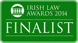 Irish law finalist green logo